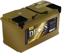 Автомобильный аккумулятор DECUS 6СТ- 110 золото о.п. (110 А·ч) - фото