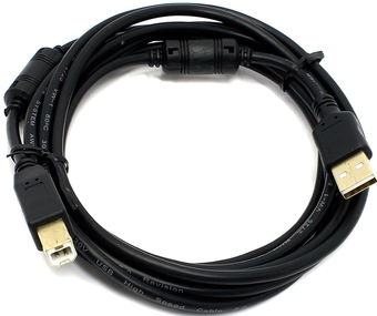 Кабель 5bites USB Type-A - USB Type-B UC5010-030C (5 м, черный) - фото