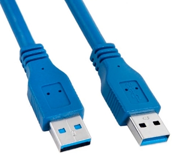 Кабель 5bites USB Type-A - USB Type-A UC3009-005 (0.5 м, синий) - фото