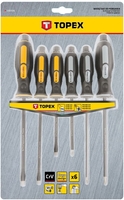 Набор отверток TOPEX 39D506 (6 предметов) - фото