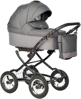 Универсальная коляска Indigo Barbara Classic (2 в 1, Ba 05, темно-серый) - фото