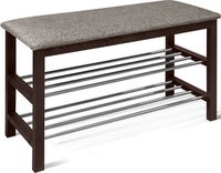 Тумба для обуви Sheffilton SR-0628-TP (венге/пепельный) - фото