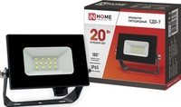 Уличный прожектор In Home СДО-7 20 Вт (черный) - фото