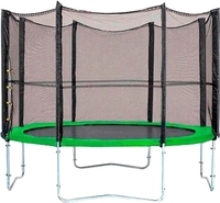 Батут Sundays Acrobat-D252 (зеленый, с сеткой) - фото