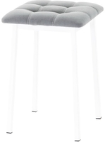 Табурет AMC Comfort 7.6.5 (ткань, графит/белый) - фото