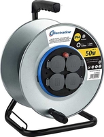 Удлинитель Electraline 94012 (50 м, черный) - фото