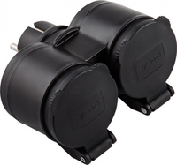 Разветвитель Electraline 55074 (черный) - фото