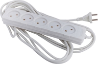 Удлинитель Electraline 62009 (5 м, белый) - фото