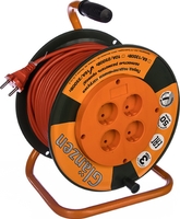 Удлинитель Glanzen EB-50-006 (50 м, оранжевый) - фото