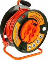 Удлинитель Glanzen EB-50-007 (50 м, оранжевый) - фото