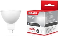 Светодиодная лампочка Rexant 9.5 Вт GU5.3 760 Лм 6500 K 604-211 - фото
