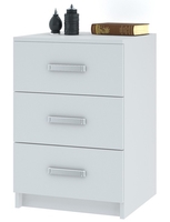 Комод НК-Мебель Лофт 420 с 3-мя ящиками 72230009 (белый) - фото