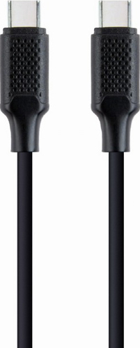 Кабель Cablexpert CC-USB2-CMCM60-1.5M USB Type-C - USB Type-C (1.5 м, черный) - фото
