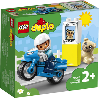 Конструктор LEGO Duplo 10967 Полицейский мотоцикл - фото