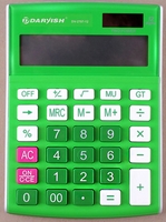 Бухгалтерский калькулятор Darvish DV-2707-12N (зеленый) - фото