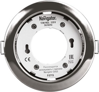 Точечный светильник Navigator NGX-R1-003-GX53 - фото