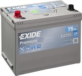 Автомобильный аккумулятор Exide Premium EA755 (75 А/ч) - фото