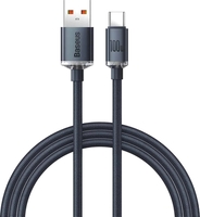 Кабель Baseus CAJY000501 USB Type-A - USB Type-C (2 м, черный) - фото