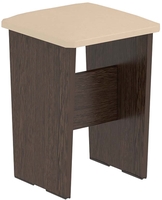 Табурет Атлант-Мебель Лидер 1 (венге цаво/бежевый) - фото