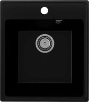 Кухонная мойка Ulgran Quartz Forte 425-07 (уголь) - фото