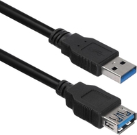 Адаптер ACD ACD-U3AAF-30L USB Type-A - USB Type-A (3 м, черный) - фото