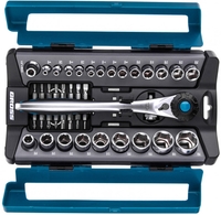 Набор торцевых головок и бит GROSS 14143 (41 предмет) - фото