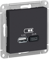 Розетка USB Schneider Electric Atlas Design ATN001039 - фото