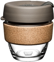 Многоразовый стакан KeepCup Brew Cork S Latte 227мл (серый) - фото