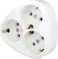 Разветвитель Bylectrica РВ16-259 (белый) - фото