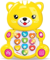 Музыкальная игрушка Азбукварик Зверята с огоньками. Котенок - фото