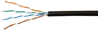 Кабель Skynet Cable CSL-UTP-4-CU-OUT (305 м, черный) - фото