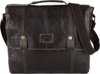 Портфель Poshete 196-1605-19-DBW (коричневый) - фото