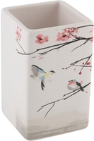 Стакан для зубной щетки и пасты Рыжий кот Сакура TU-S 006518 - фото