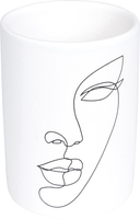 Стакан для зубной щетки и пасты Bisk Cara 08241 - фото