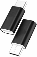 Адаптер Atom USB Type-C 3.1 - USB B Micro (черный) - фото