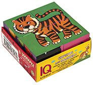 Кубики Айрис-Пресс Умные кубики в поддоне. В зоопарке 9785811280162 - фото