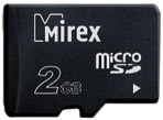 Карта памяти Mirex microSD (Class 4) 2GB (13612-MCROSD02) - фото