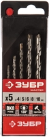 Набор буров Зубр 2922-H5 (5шт) - фото