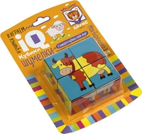 Кубики Айрис-Пресс Умные кубики. Шумелки. Моя Буренушка 9785811275595 - фото