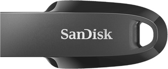 USB Flash SanDisk Ultra Curve 3.2 64GB (черный) - фото