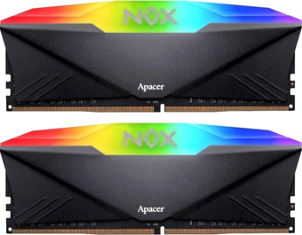 Оперативная память Apacer NOX RGB 2x8ГБ DDR4 3200 МГц AH4U16G32C28YNBAA-2 - фото