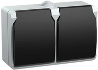 Розетка IEK Форс РСб22-3-ФСр - фото