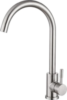 Смеситель Haiba HB71304-3 (нержавеющая сталь) - фото