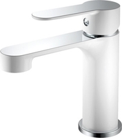 Смеситель Haiba HB10557-8 (хром/белый) - фото