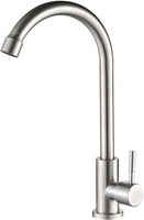 Смеситель Haiba HB4183 (нержавеющая сталь) - фото