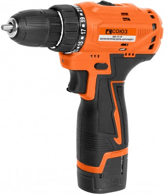 Дрель-шуруповерт Союз ДШС-14-1Л (с 2-мя АКБ, кейс) - фото