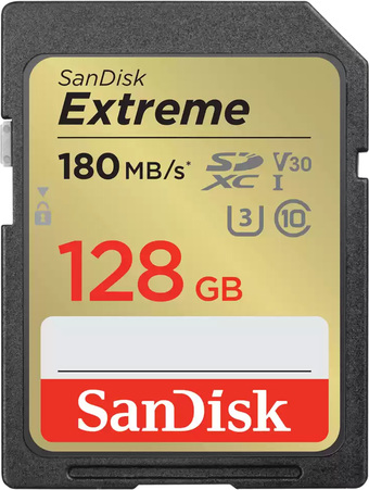 Карта памяти SanDisk Extreme SDXC SDSDXVA-128G-GNCIN 128GB - фото