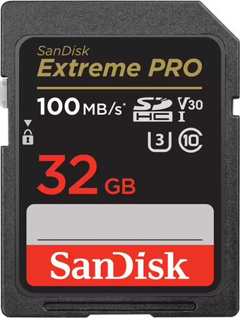 Карта памяти SanDisk Extreme PRO SDHC SDSDXXO-032G-GN4IN 32GB - фото