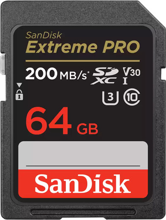 Карта памяти SanDisk Extreme PRO SDXC SDSDXXU-064G-GN4IN 64GB - фото