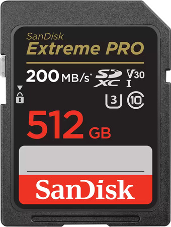 Карта памяти SanDisk Extreme PRO SDXC SDSDXXD-512G-GN4IN 512GB - фото